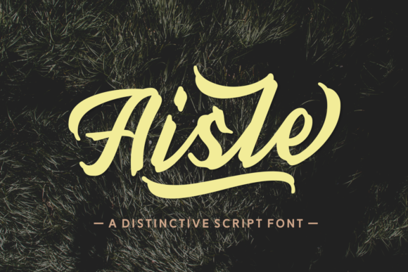 Aisle Font: A Vintage Script for Trusted Branding