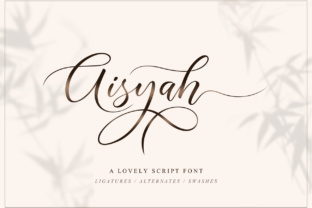 Aisyah: A Script Handwritten Font That Makes Your Brand Feel Thoughtful