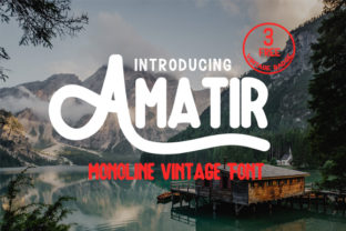 Amatir: A Vintage Script Font That Elevates Digital Branding
