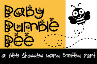 Baby Bumble Bee: A Playful Script Font That Makes Campaigns Instantly Recognizable