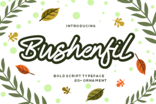 Bushenfil: A Script Handwritten Font That Feels Like a Campaign Secret