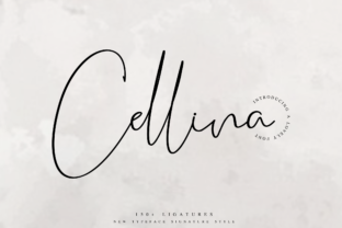 Cellina: A Script Handwritten Font That Delivers Personality at First Glance