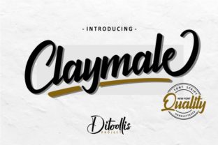 Claymale: A Handwritten Font with Quiet Confidence
