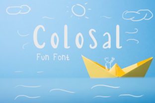 Colosal: A Hand-Lettered Script Font Bundle for Scroll-Stopping Campaigns