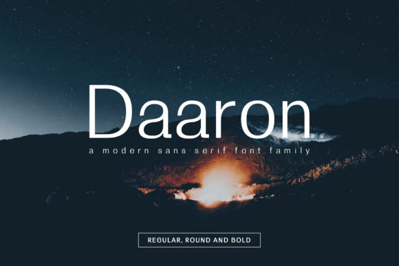 Daaron Family: A Clean, Confident Sans Serif for Campaign Clarity