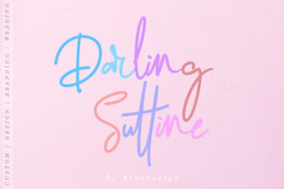 Dear Darling Suttine: A Classy Script Font for Handmade Brands