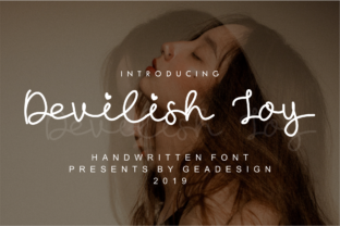 Devilish Joy: A Sweet Script Handwritten Font for Digital Branding