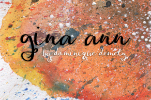 Gina Ann: A Handwritten Font That Makes Your Campaign Stand Out