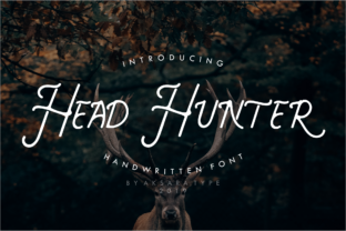 Head Hunter: A Vintage Script Font That Cuts Through the Feed