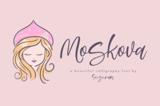Moskova Duo: A Fresh Script Font for Handmade Labels & Printables