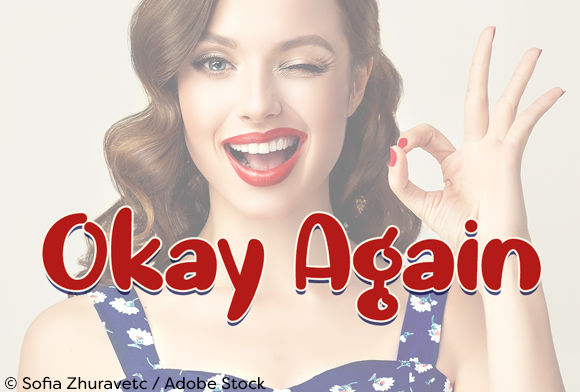 Okay Again: A Playful Handwritten Font for Makers