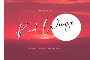 Red Wings: A Thoughtful Handwritten Font for Brand Identity