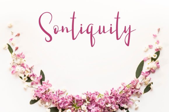 Sontiquity: A Light, Elegant Handwritten Font for Real Branding