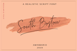South Boston: A Light Handwritten Typeface for Editorial Charm