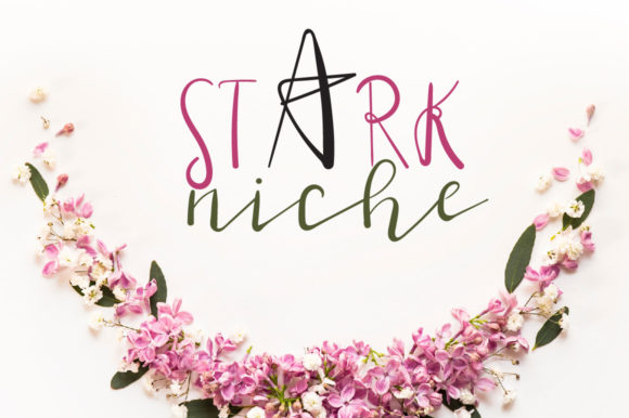 Stark Niche: A Playful Handwritten Font for Real Crafters