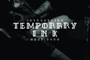 Temporary Ink: A Tattoo-Inspired Script Font for Authentic Branding