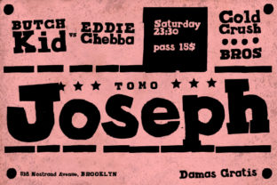 TOMO Joseph: A Bold Slab-Serif Font for Impactful Web Design