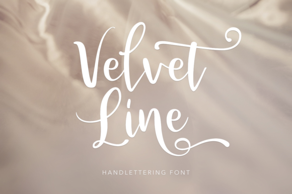 Velvet Line: A Soft & Sweet Script Font for Handmade Brands
