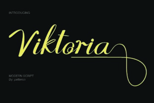 Viktoria: A Modern Script Font for Digital Branding