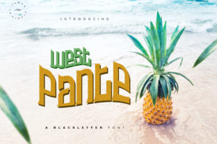 West Pante: A Bold Blackletter Font for Digital Impact