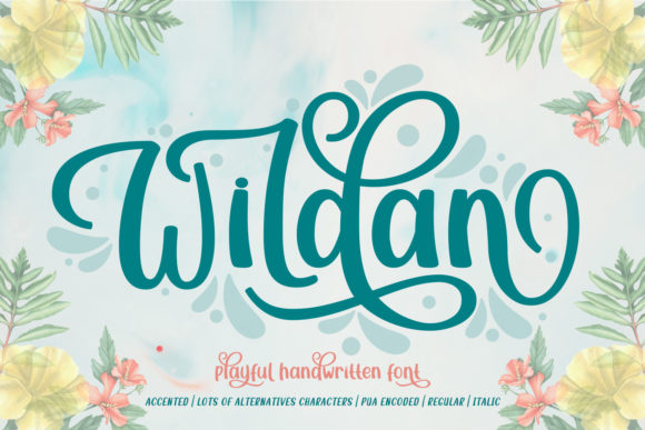 Wildan: A Playful Handwritten Font for Authentic Branding