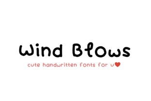 Wind Blows: A Whimsical Handwritten Font That Feels Like Your Brand’s Voice