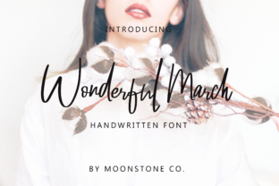 Wonderful March: A Luxurious Script Font for Digital Branding