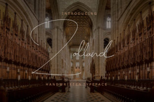 Zolland: An Elegant Script Handwritten Font for Thoughtful Branding